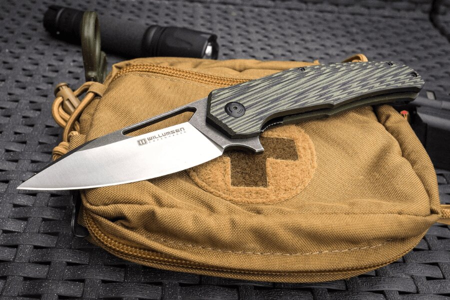 IFAK Templar’s Gear, нож Willumsen Chibs. Източник: Rigad