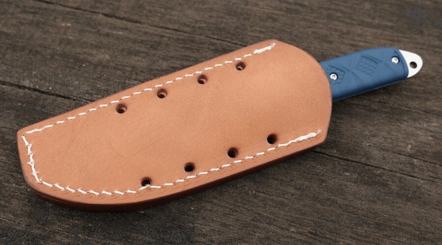 KA-BAR нож Boss в кожен калъф
