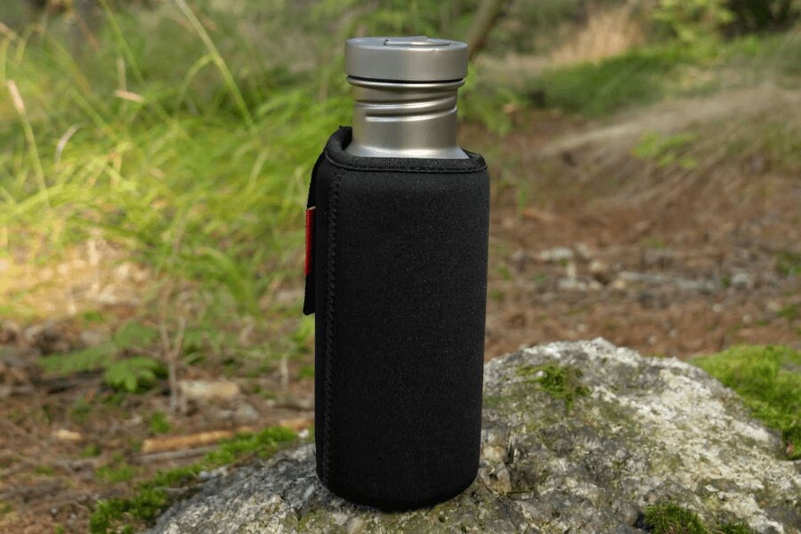 Титаниева бутилка Sport Bottle Keith в опаковка. Източник: Rigad