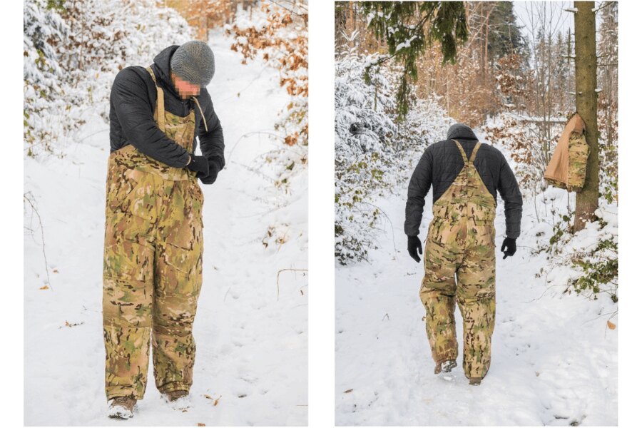 Панталони Sleeka Reversible Salopettes Snugpak – Цип по цялата дължина на крачола. Източник: L.G. (автор)