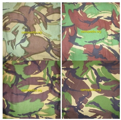 Камуфлажен модел DPM Woodland (UK)