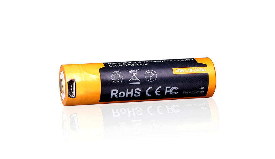 Акумулаторна USB батерия 18650 (2600 mAh) Fenix®