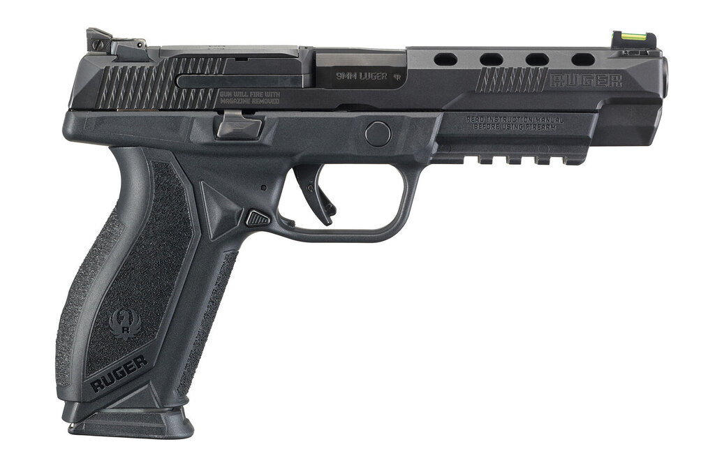 Американски състезателен пистолет Ruger® / 18 патрона, калибър 9x19 мм