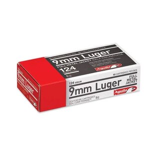 Амуниции FMJ Aguila® / 9 мм Luger / 8 г - 124 грс / 50 бр