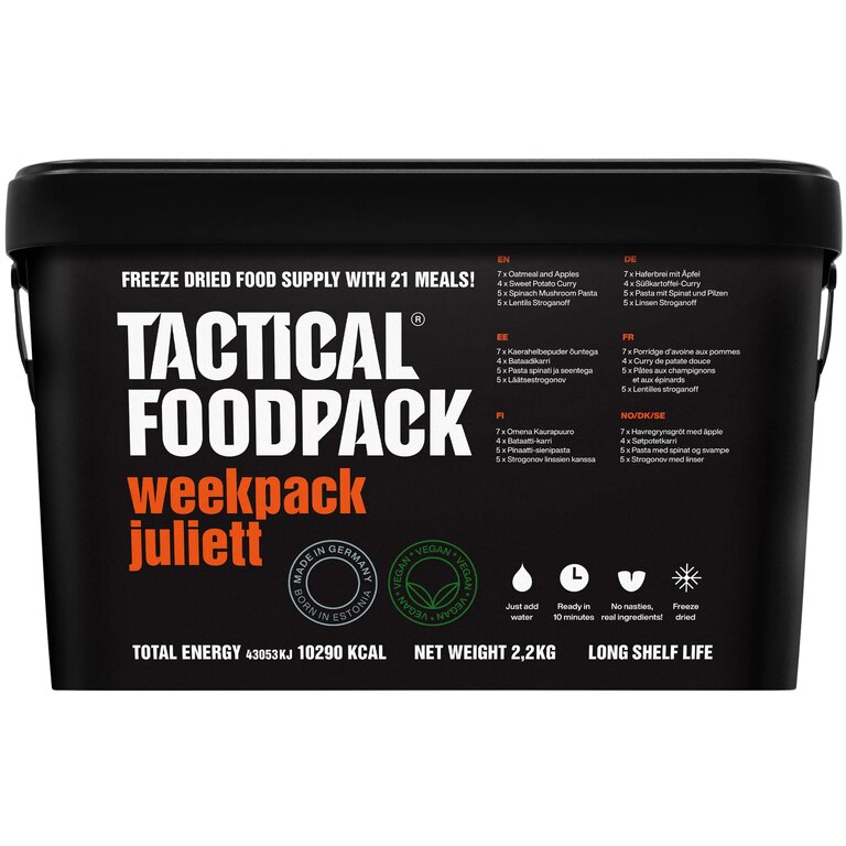 Аварийна опаковка храни Weekpack Juliett Tactical Foodpack®