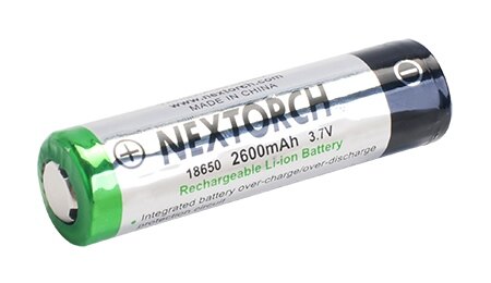 Батерия 18650 NexTorch® презареждаема (2600 mAh)