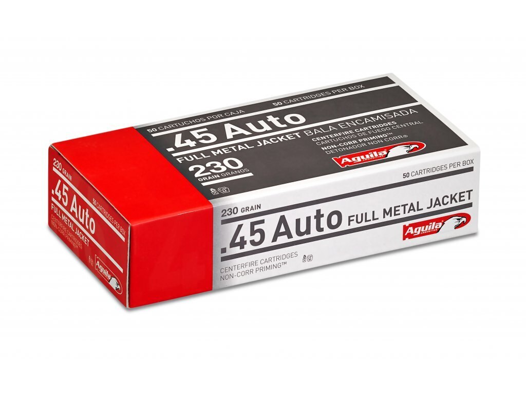 Боеприпаси FMJ Aguila® / 45 Auto / 230 grs / 50 бр