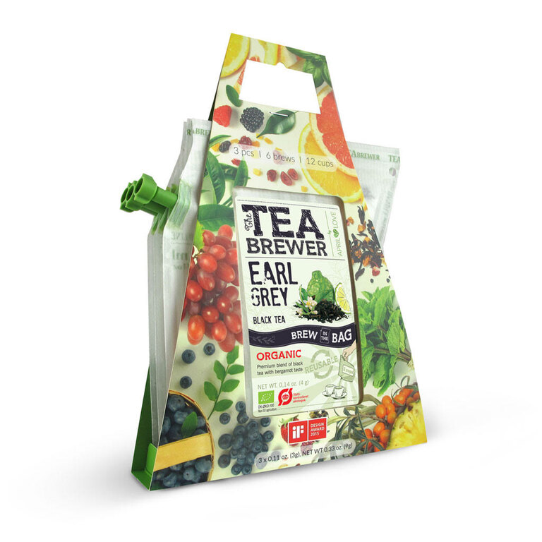 Чай за път Grower's Cup®, 3 видове чай, чайник