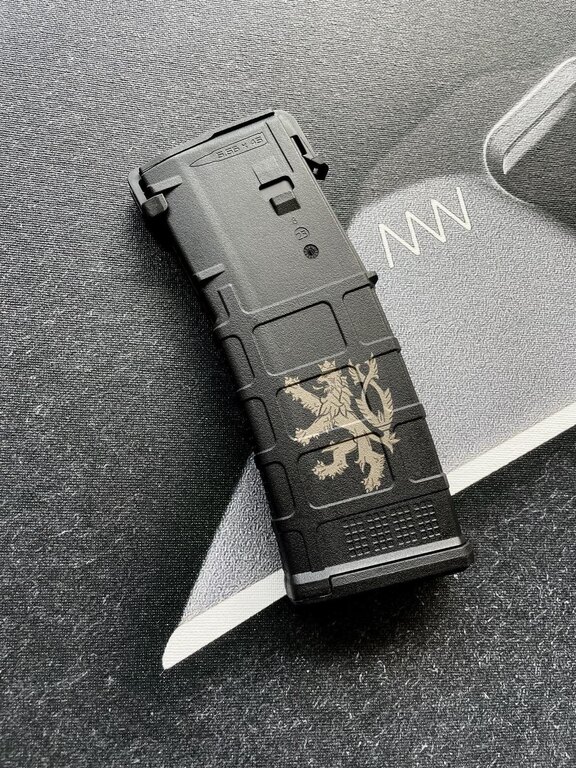 Чешки лъв/ Magpul® AR15 пълнител, 30 патрона, калибър 5.56x45 НАТО