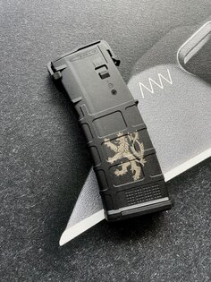 Чешки лъв/ Magpul® AR15 пълнител, 30 патрона, калибър 5.56x45 НАТО