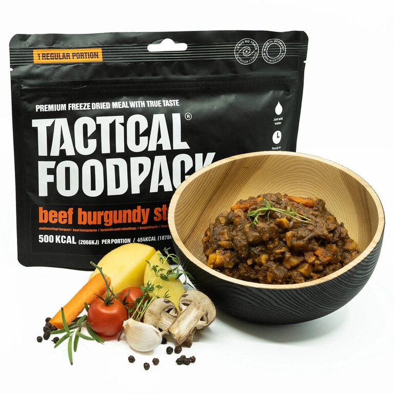 Дехидратирана храна Говежди гулаш по бургундски Tactical Foodpack®