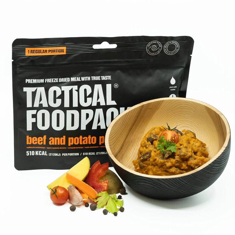 Дехидратирана храна Говеждо месо с картофи Tactical Foodpack®