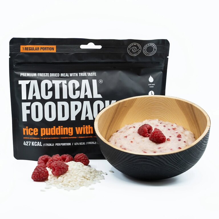 Дехидратирана храна Оризов пудинг с малини Tactical Foodpack®