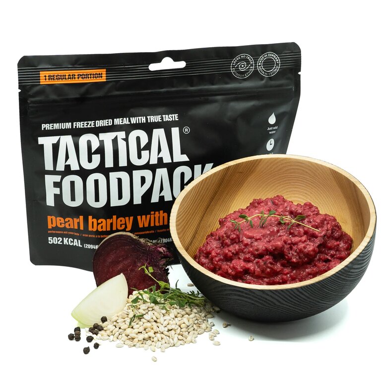 Дехидратирана храна Перлен ечемик с червено цвекло Tactical Foodpack®