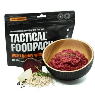Дехидратирана храна Перлен ечемик с червено цвекло Tactical Foodpack®