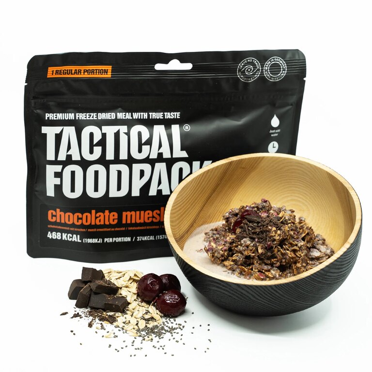 Дехидратирана храна Шоколадово мюсли с череши Tactical Foodpack®