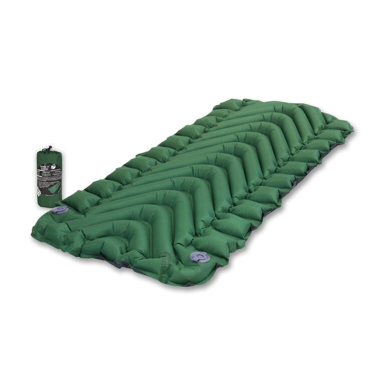 Детска надуваема туристическа постелка Static V Short Klymit® - Forest Green