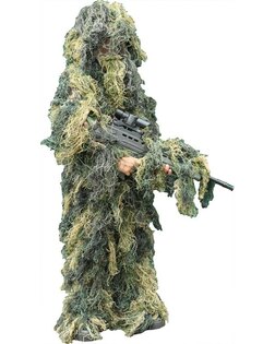 Детски костюм Ghillie Suit Kombat UK® woodland
