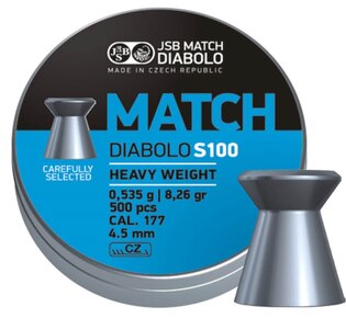 Диаболки Blue Match S100 4.51 mm JSB® / 500 бр.