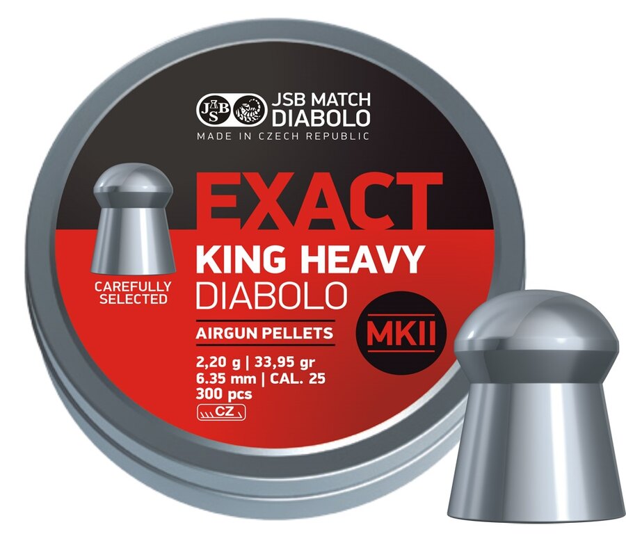 Диаболки Exact King Heavy MKII 6.35 mm JSB® / 150 бр.