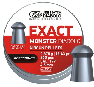 Диаболки Exact Monster Redesigned 4.52 mm JSB® / 400 бр.