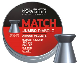 Диаболки Jumbo Match 5.5 mm JSB® / 300 бр.