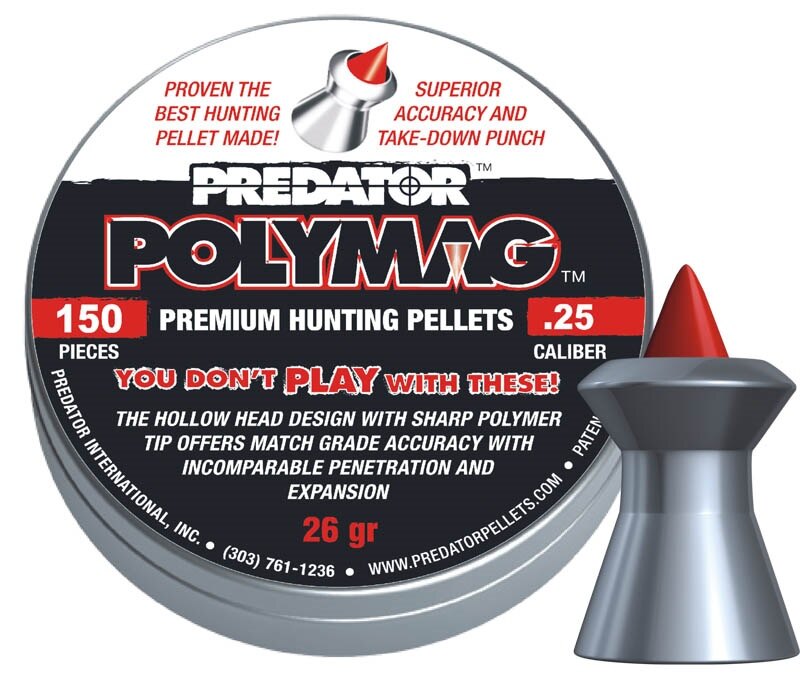 Диаболки Predator Polymag 6.35 mm JSB® / 150 бр