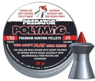 Диаболки Predator Polymag 6.35 mm JSB® / 150 бр