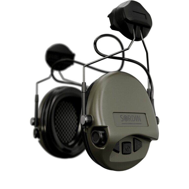 Електронни предпазители за слух Supreme Mil-Spec AUX Sordin®, ARC Rail Helmet