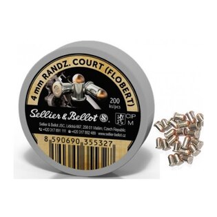 Флоберови патрони Sellier & Bellot® / 4 мм ME Flobert / 0,5 г - 7,7 грейн / 200 бр