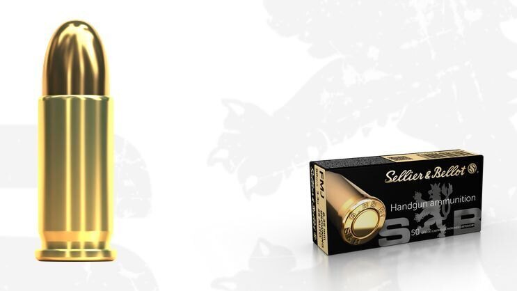 FMJ патрони Sellier & Bellot® / 6,35 мм Browning / 3,3 г - 50 grs / 50 бр