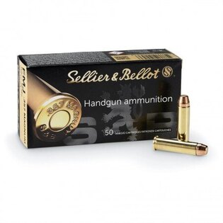 FMJ револверни патрони Sellier & Bellot® / 357 Magnum / 10,25 g - 158 grs / 50 бр
