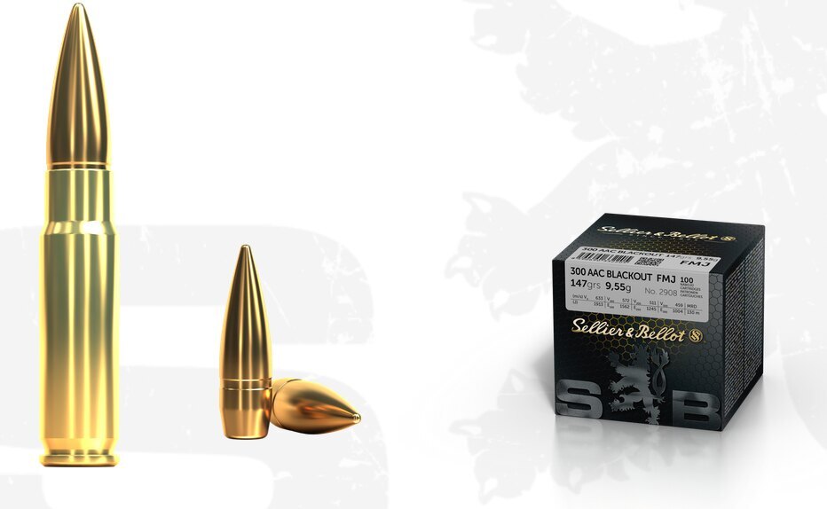FMJ Sellier & Bellot® / .300 AAC / 9,55 g - 147 grs / 100 бр