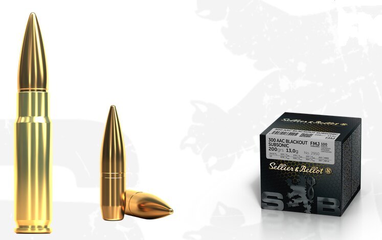 FMJ Sellier & Bellot® / .300 AAC Subsonic / 13 g - 200 grs / 100 бр