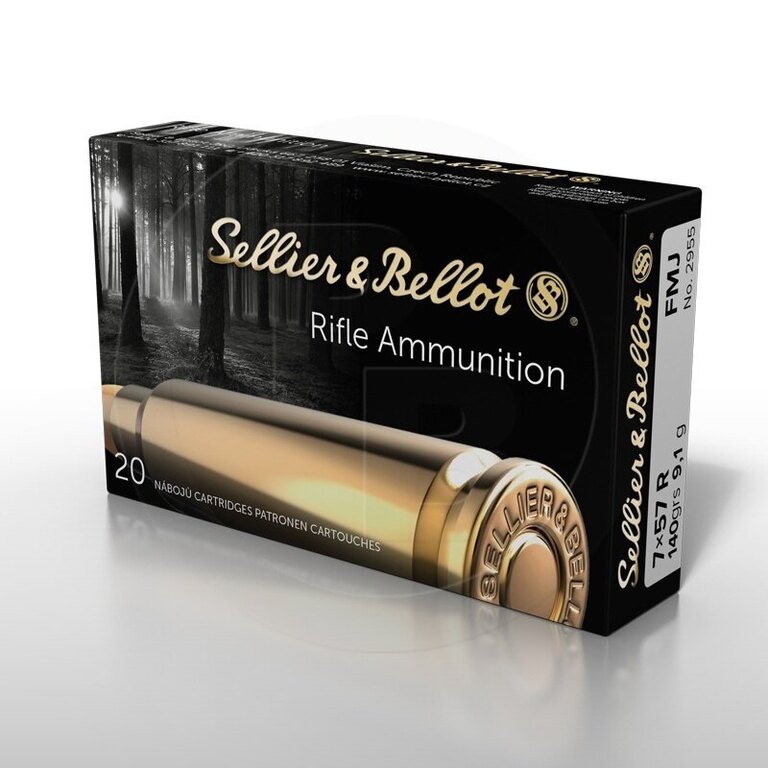 FMJ Sellier & Bellot® / 7x57R / 9,1 g - 140 grs / 20 бр