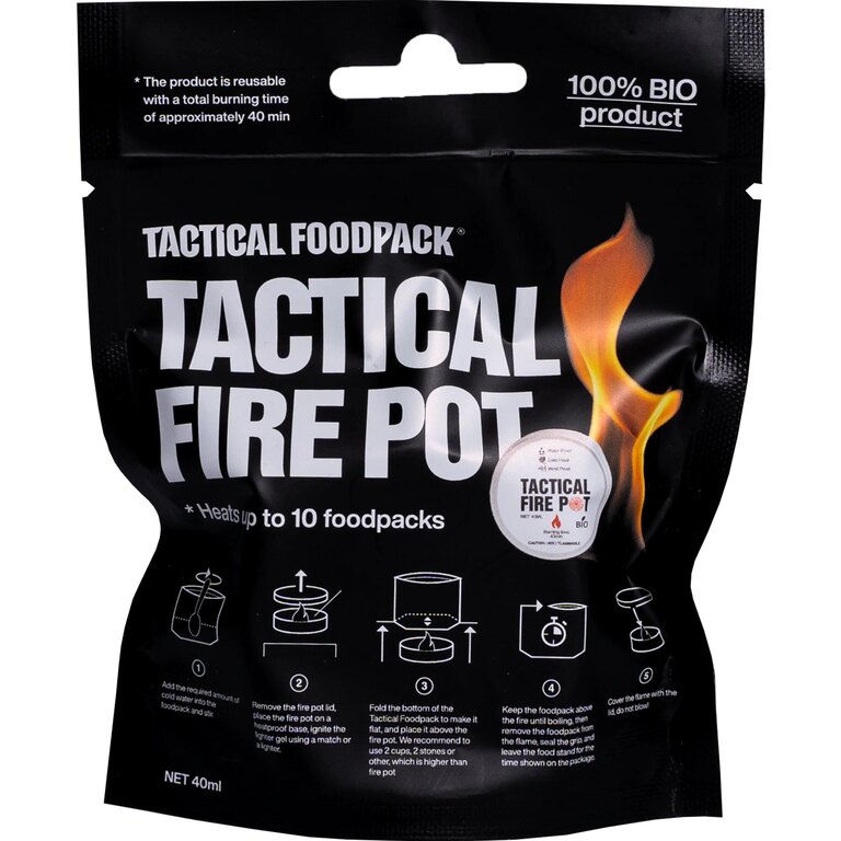 Гел за затопляне на храна Tactical Fire Pot Tactical Foodpack®