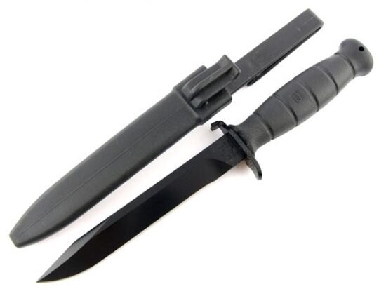 Гравиран нож с фиксирано острие GLOCK® FM 78 Field knife - черен