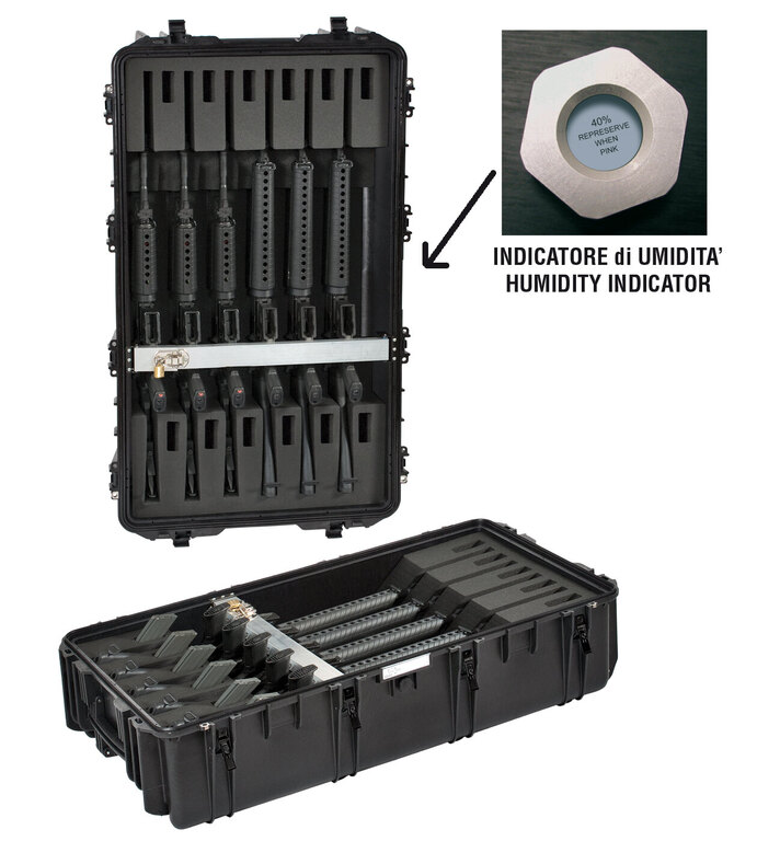 Издръжлив водоустойчив куфар за 12 пушки 10840 Explorer Cases® / с пяна