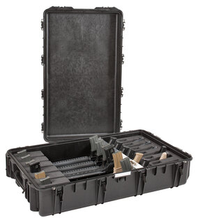 Издръжлив водоустойчив куфар за 6 пушки 10826 Explorer Cases® / с регулируема система