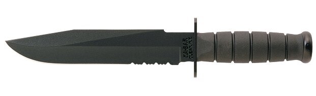 KA-BAR® Fighter с фиксирано острие и комбинирано заостряне