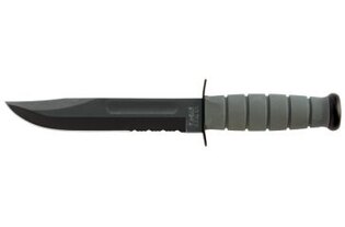 KA-BAR® Fighting-Utility Knife с фиксирано острие foliage green с комбинирано острие