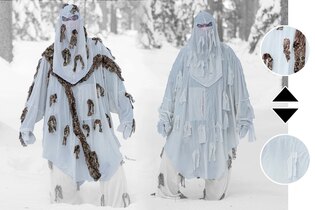 Камуфлажно пончо Snow Hoodie Ghosthood®