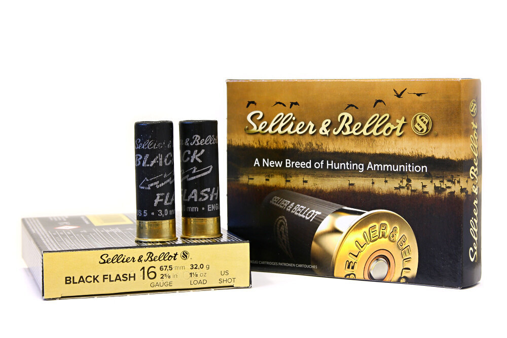 Картечни патрони Black Flash Sellier & Bellot® / 16/67 / 32 g / 10 бр