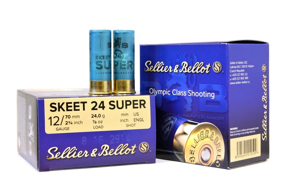 Картечни патрони Skeet 24 Super Sellier & Bellot® / 12/70* / 24 g / 25 бр.