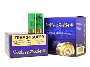 Картечни патрони Trap 24 Super Sellier & Bellot® / 12/70* / 24 g / 25 бр
