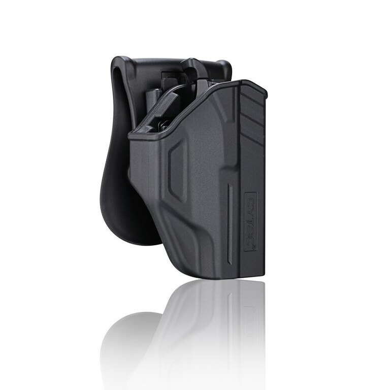 Кобур за пистолет T-ThumbSmart Cytac® Glock 42 + универсален кобур за пълнител Cytac® - черно