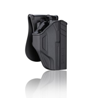 Кобур за пистолет T-ThumbSmart Cytac® Glock 42 + универсален кобур за пълнител Cytac® - черно