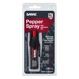 Компактен защитен спрей с клип Sabre Red®