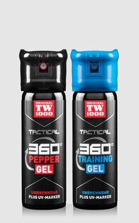 Комплект спрейове Tactical Pepper Gel + Trenink Gel TW1000® / 45 ml