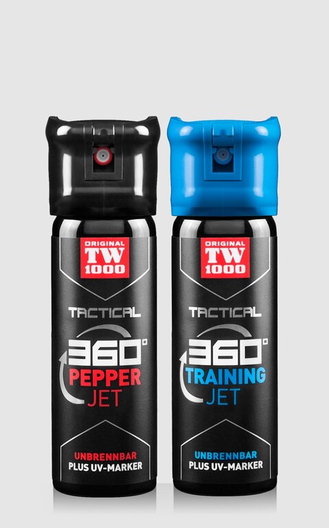 Комплект спрейове Tactical Pepper Jet + Training Jet TW1000® / 45 мл
